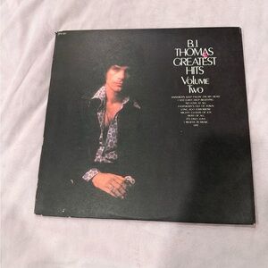 BJ Thomas Greatest Hits Volume Two Vinyl Record - Black